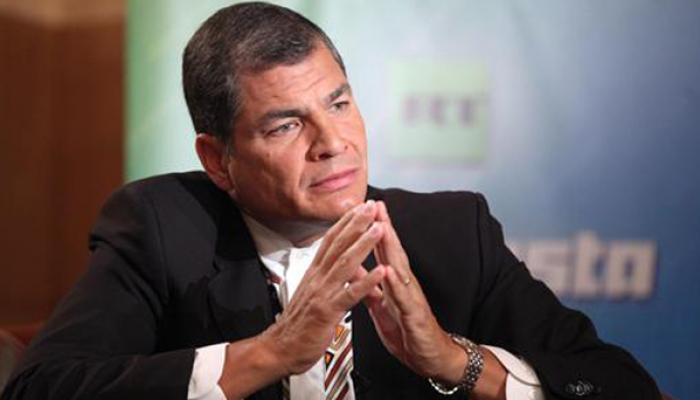 Ecuadoran Former President Rafael Correa (File Photo)