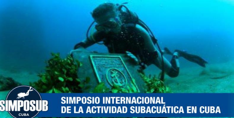 El IX Simposio Internacional de la Actividad Subacuática en Cuba tuvo este jueves un peculiar cierre con inmersiones al pecio del acorazado español Almirante Oq