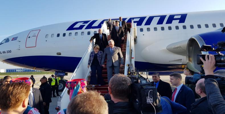 Cuban president arrives in Belarus on Tuesday, October 22, 2019. PL Photo