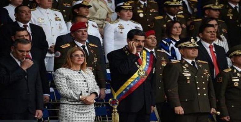 Nicolas Maduro at Saturday's ceremony in Caracas.  Photo: teleSUR