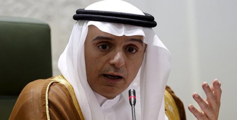 El canciller saudita Adel Al-Jubeir. (Sputnik Mundo)