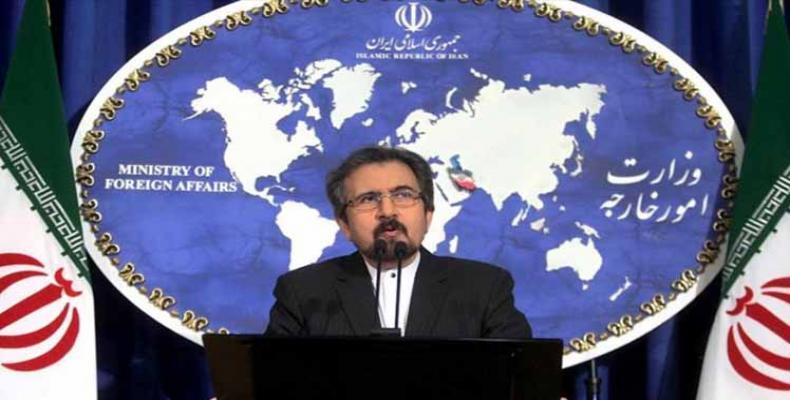 Vocero iraní del Ministerio de Asuntos Exteriores, Bahram Qasemi. Foto:PL.