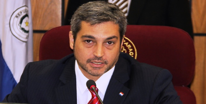 Mario Abdo Benítez, presidente paraguayo
