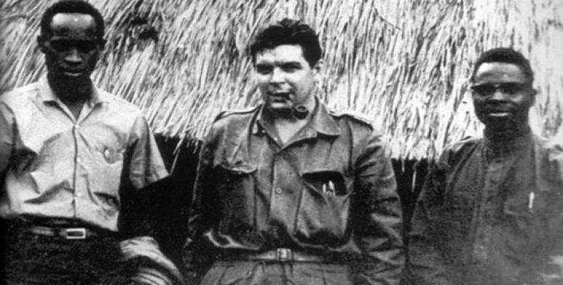 Ernesto Che Guevara en el Congo. (Imagen tomada de Cubadebate)