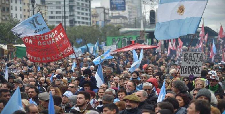 Protesta en Argentina