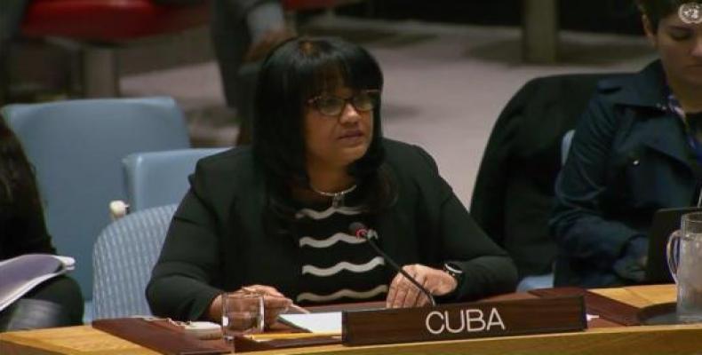 Ambassador and Permanent Representative of Cuba to the United Nations, Anayansi Rodriguez