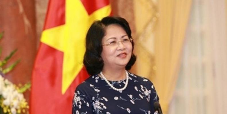 Vietnam’s vice president Dang Thi Ngoc Thinh. PL Photo