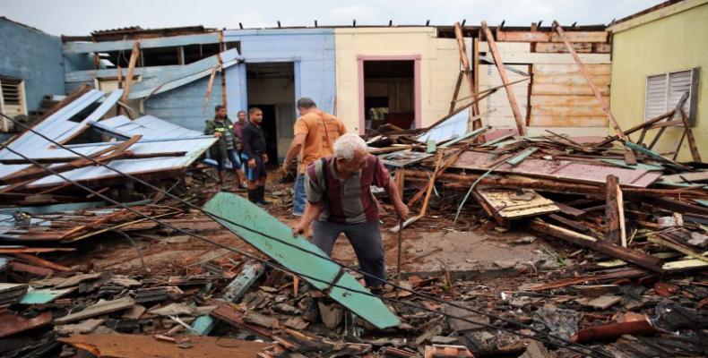 Lo que devastó el meteoro en el oriente de Cuba. Foto: Archivo