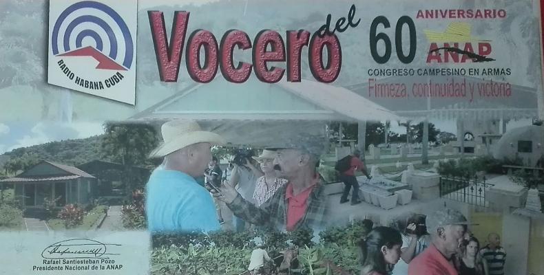La ANAP otorgó a Radio Habana Cuba un reconocimiento en ocasión del día de la prensa cubana. Foto:Lorena Viñas