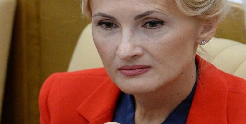Irina Yarovaya, vicepresidenta de la Duma rusa