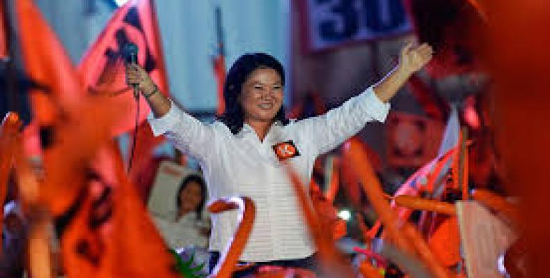 Keiko Fujimori, del partido Fuerza Popular, tendrá que disputar la segunda vuelta electoral en esa nación