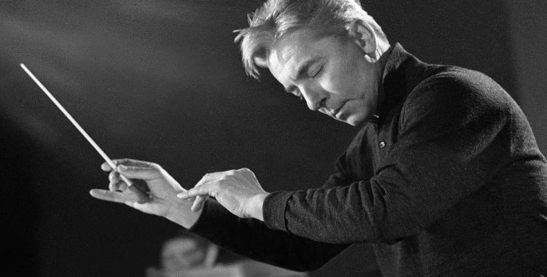 Karajan sintió gran regocijo cuando dos veces se puso al frente de la OFH en la primavera de 1949. Foto: The Guardian