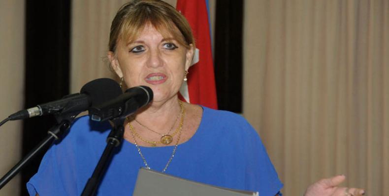 Irma Martínez, presidenta del Banco Central de Cuba