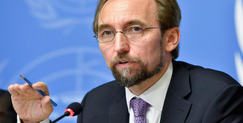 UN High Commissioner for Human Rights Zeid Ra'ad al-Hussein.  Photo: AFP