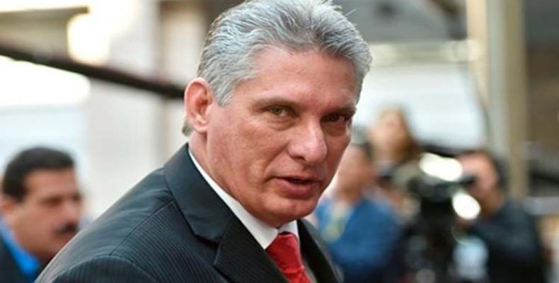 Cuban President Miguel Diaz-Canel. File photo