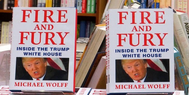New book “Fire and Fury” hits the book-stands (Photo: Democracy Now)