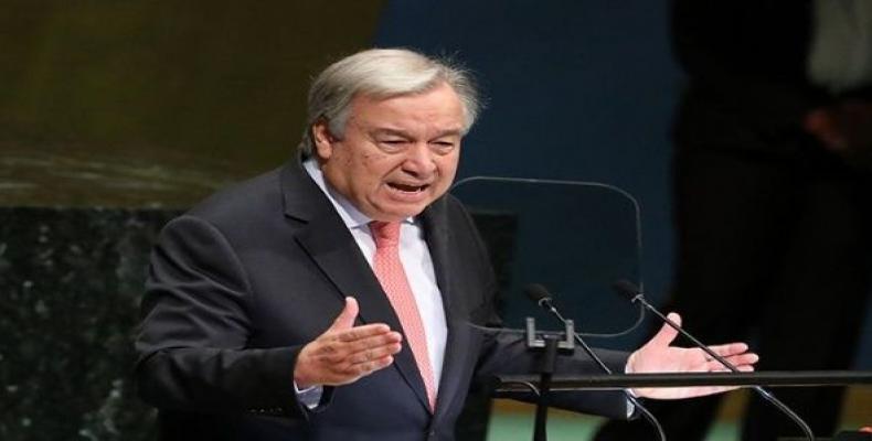 António Guterres, ĝenerala sekretario de UN