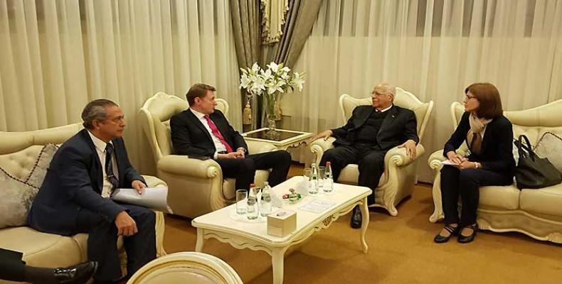 Vicepresidente cubano visita Belarús. Foto: PL.