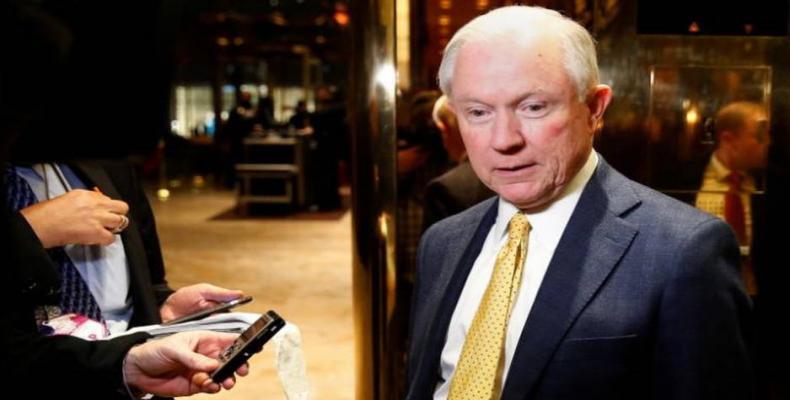 Jeff Sessions. Sus relaciones con Trump estuvieron afectadas desde que comenzó en el cargo. Foto: Archivo