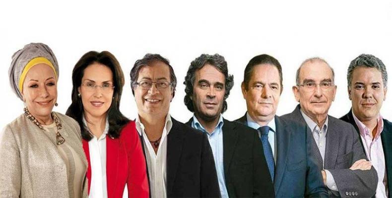 Los candidatos presidenciales colombianos retoman sus campañas políticas rumbo a las elecciones generales del 27 de mayo.Foto:PL.