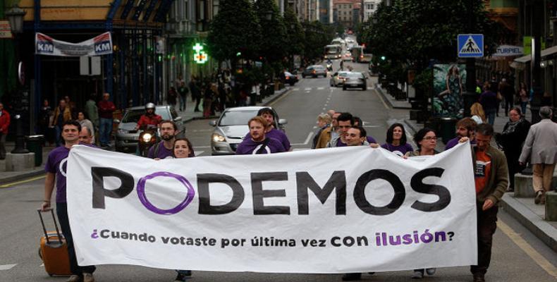 La agrupación Podemos criticó los ataques en su contra emprendidos por el PSOE, Partido Socialista Obrero Español,