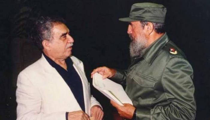Fidel Castro (D) junto a Gabriel García Márquez (I). Foto: Archivo
