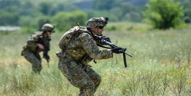US soldiers take part in 'Decisive Strike' military exercise.  (Photo: AFP)