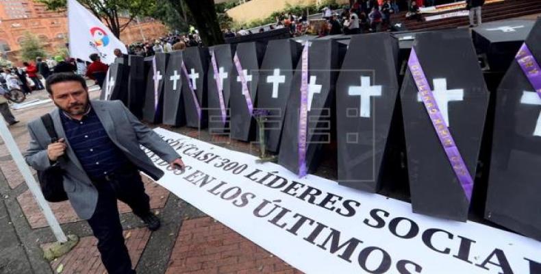 Si se cuentan las víctimas desde la firma de los acuerdos de paz entre el gobierno y la  FARC, la cifra es de 458. Foto/El País