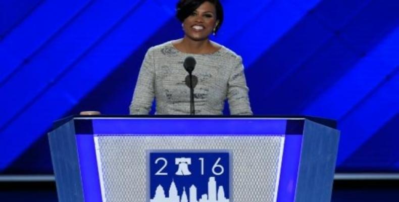 La alcaldesa de la ciudad de Baltimore Stephania Rawlings Blake inició la convención demócrata. /AFP