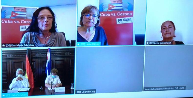 Des députés de Die Linke ont récemment échangé des vues avec des élus cubains sur la gestion du Covid-19.