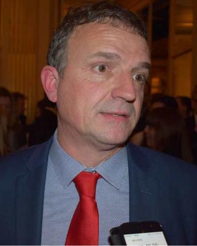 Sur la photo, Michel Lambert, député Libertés et Territoires à l'Assemblée Nationale de France