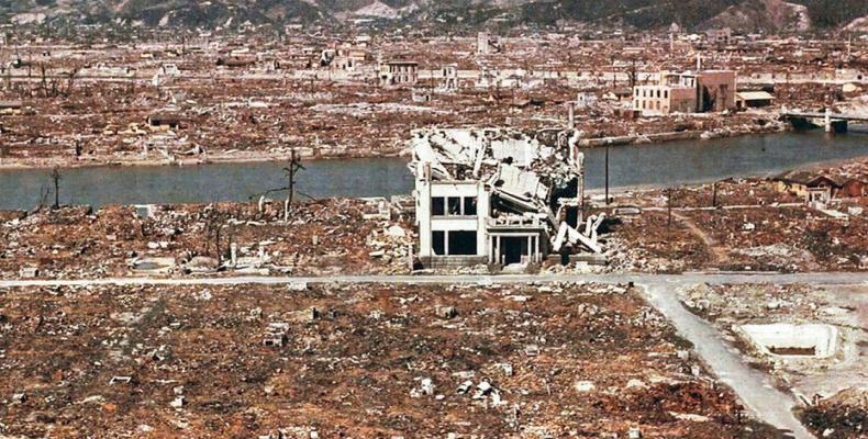 Nagasaki tras la explosión/Foto/internet