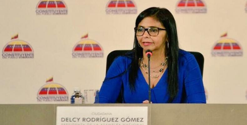 Venezuelan National Constituent Assembly President Delcy Rodriguez