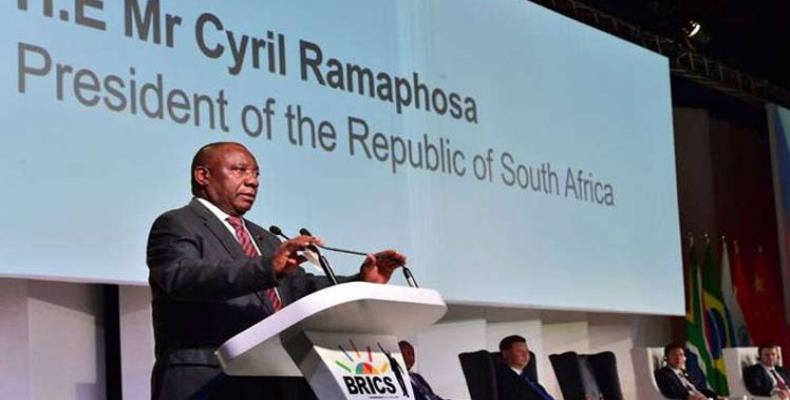 El Brics es en si mismo un producto del rápido cambio en el mundo, aseguró presidente de Sudáfrica, Cyril Ramaphosa.(Foto:PL)