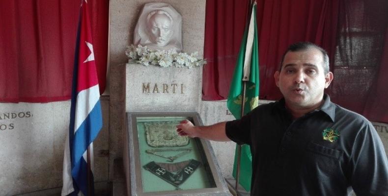 Víctor Ávila, director del Museo Nacional Aurelio Miranda Alvarez del Gran Templo Nacional Masónico/ Foto:Lorenzo Oquendo-RHC