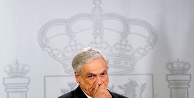 Chilean President Sebastian Piñera talks about Brazilian far-right candidate Jair Bolsonaro  Photo: Reuters