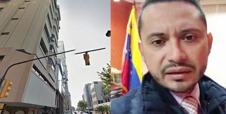 Vista del consulado (I).Fernando Bello, cónsul general de Venezuela en Ecuador.(Foto: