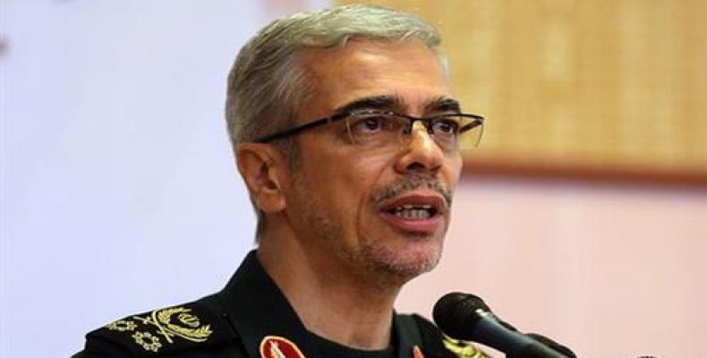 Major General Mohammad Baqeri, chairman of the Chiefs of Staff of the Iranian Armed Forces.  (Photo: Press TV)