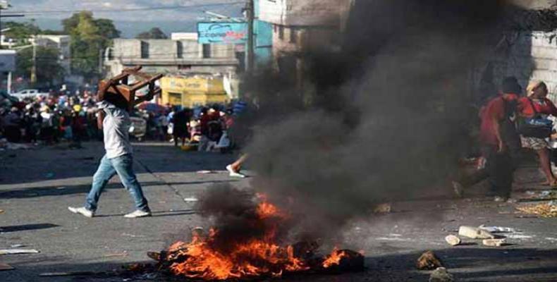 Protestas recientes en Haití