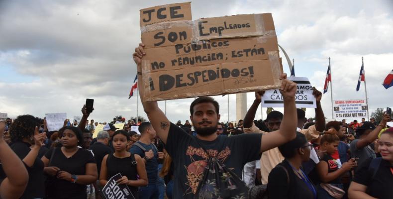 Protestas en República Dominicana