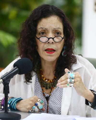 Rosario Murillo, vicepresidenta de Nicaragua