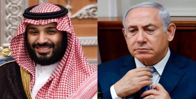 This combo photo shows Saudi Crown Prince Mohammad bin Salman (L) and Israeli Prime Minister Benjamin Netanyahu.  Photo: Press TV