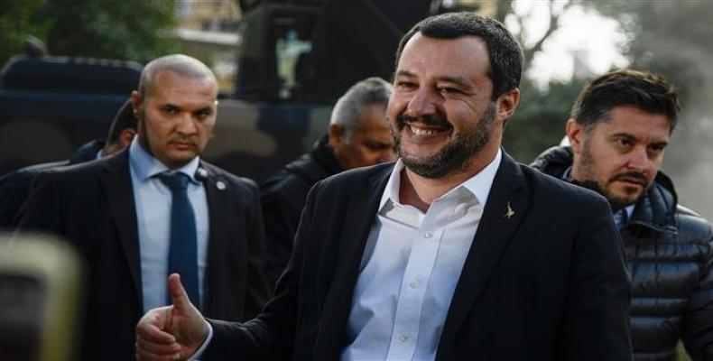 Italy’s Interior Minister Matteo Salvini.  Photo: AFP