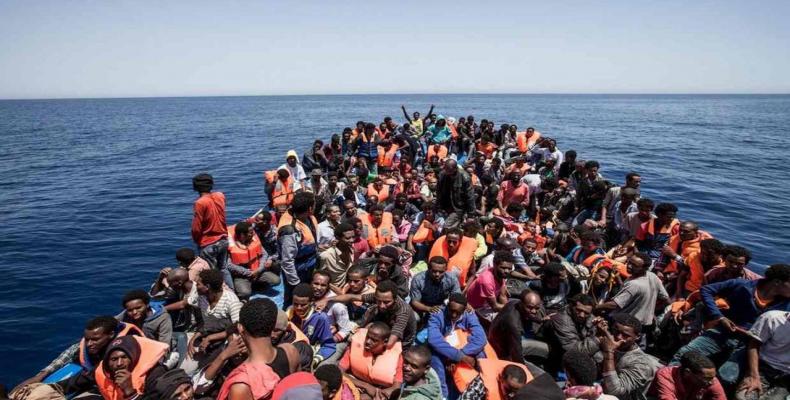 Unos 232 inmigrantes rescatados arribaron a Italia. Foto:PL