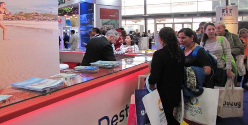 Presente empresa argentina Geomédica en FIT 2018. Foto: PL. Presente empresa argentina Geomédica en FIT 2018. Foto: PL.