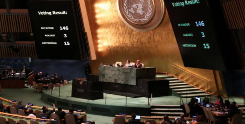 UN gives Palestine more powers.  Photo: AP