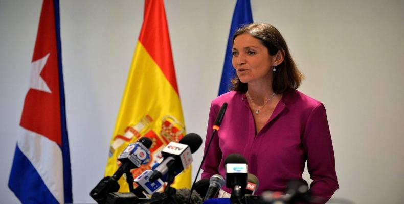 Ministra de la Industria, Comercio y Turismo, María Reyes Maroto. Foto/CubaDebate