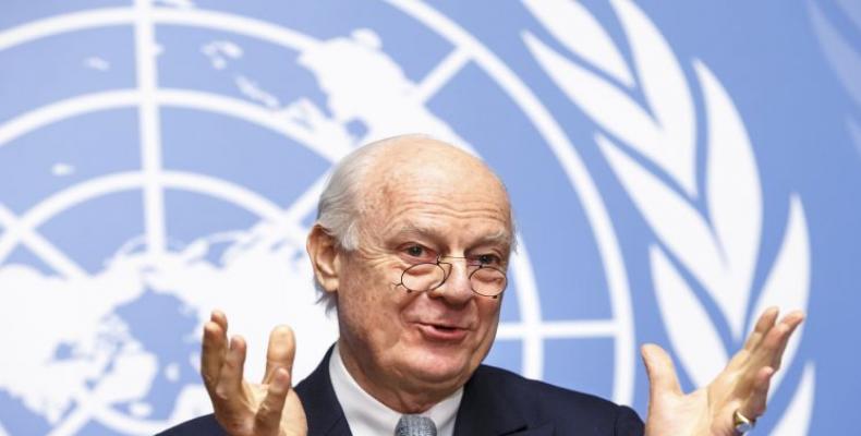 Enviado de la ONU para Siria, Staffan de Mistura. (Foto archivo/Sputniknews)