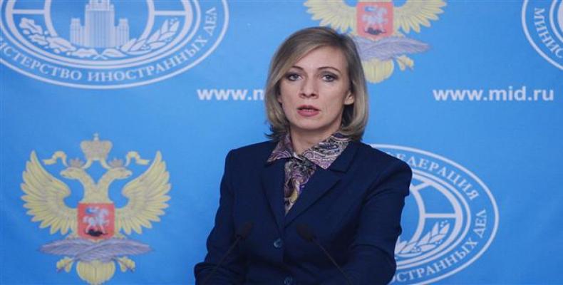 Russian Foreign Ministry Spokeswoman Maria Zakharova 