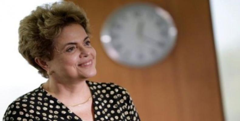 Senatorial candidate and former Brazilian President Dilma Rousseff.   Photo: Reuters